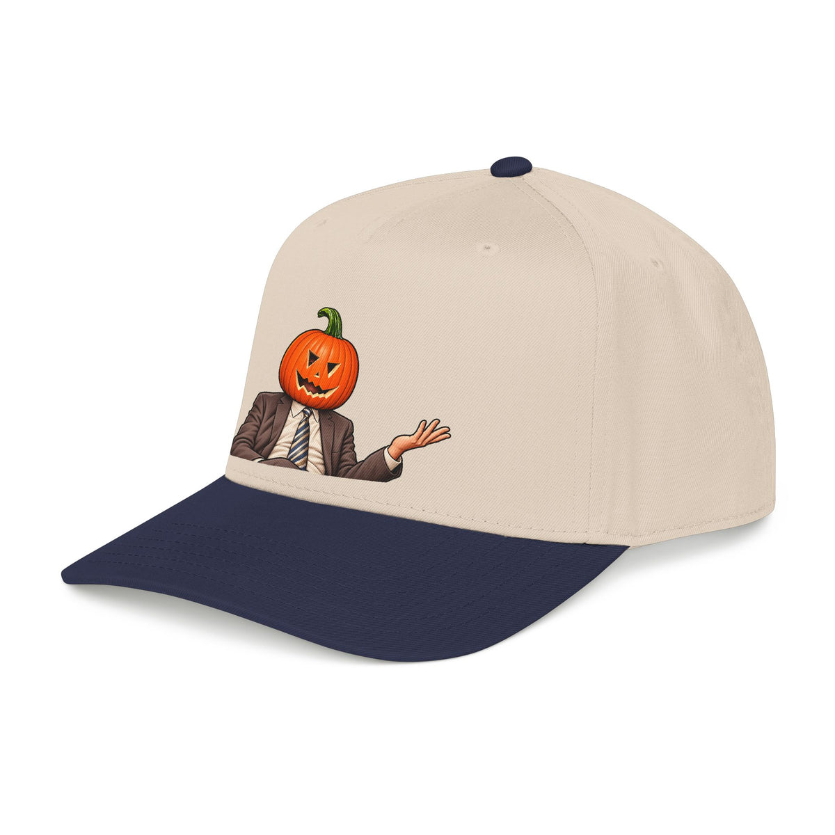 Pumpkin Head Office Cartoon - OTTO Baseball Hat