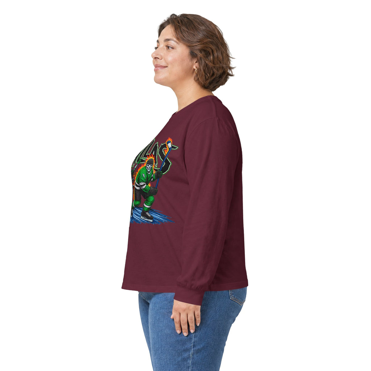Dallas Stars Skeleton - Unisex Ultra Cotton Long Sleeve Tee