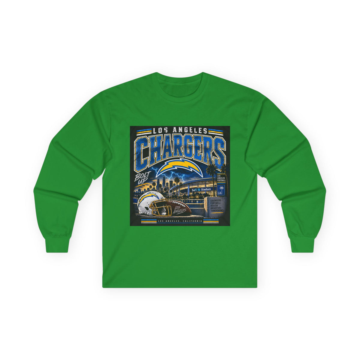 Los Angeles Chargers Bolt Up - Unisex Ultra Cotton Long Sleeve Tee