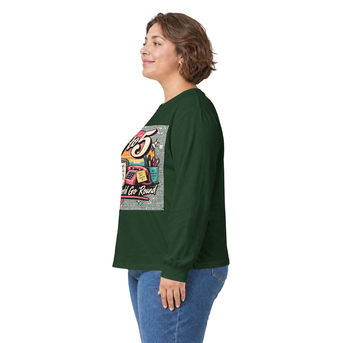 9to5 Make the World Go Round - Unisex Ultra Cotton Long Sleeve Tee