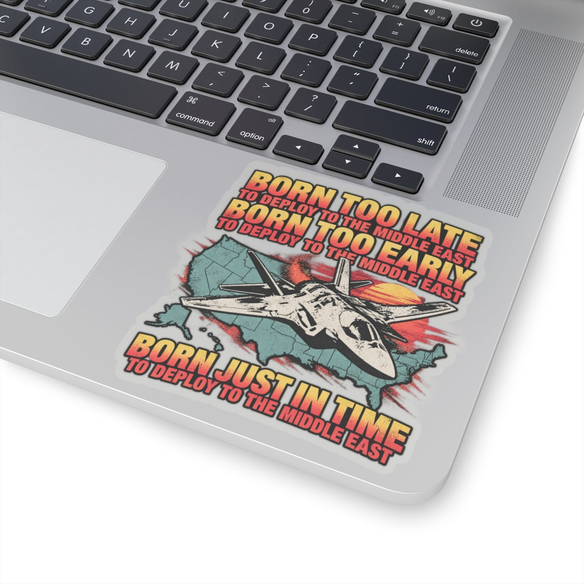 Desert Deployment Tee - Kiss-Cut Sticker