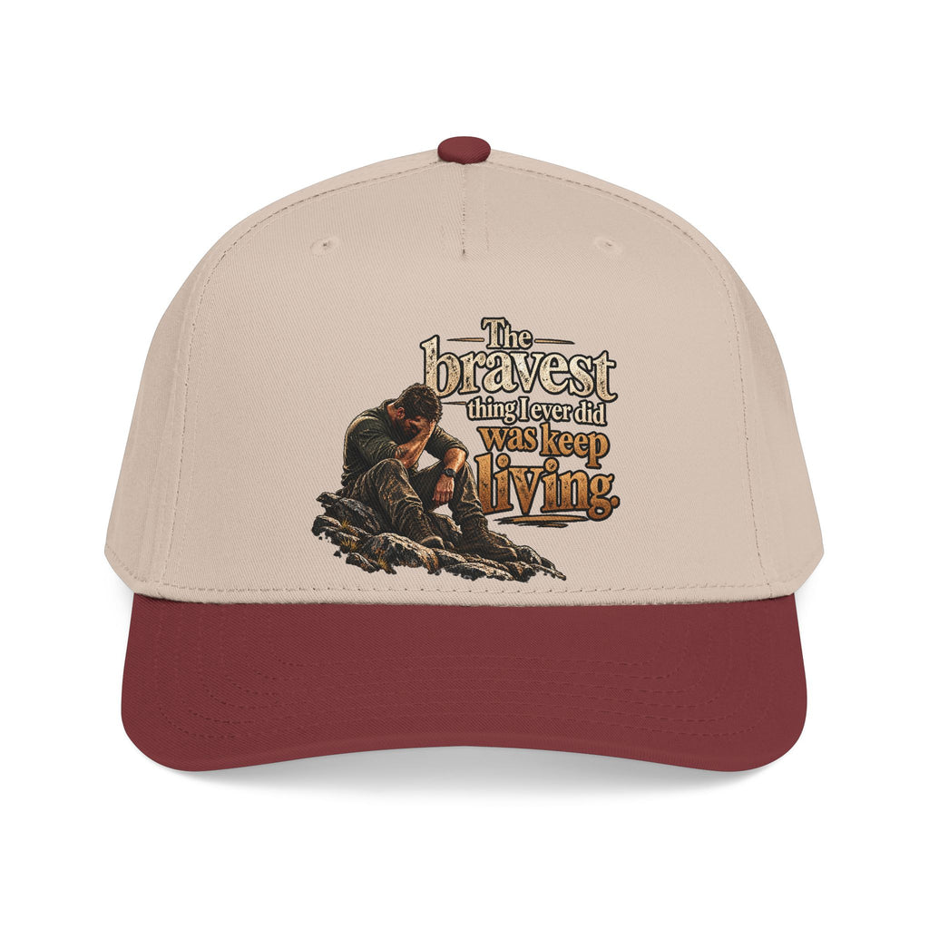 The Bravest Thing I Ever Did Was Keep Living - OTTO Baseball Hat