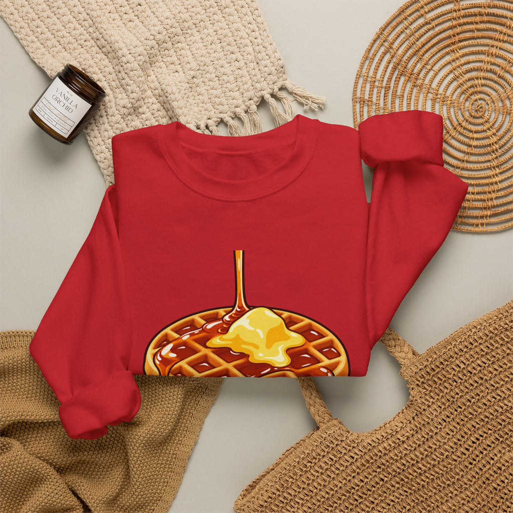 Cartoon Waffles - Crewneck Sweatshirt
