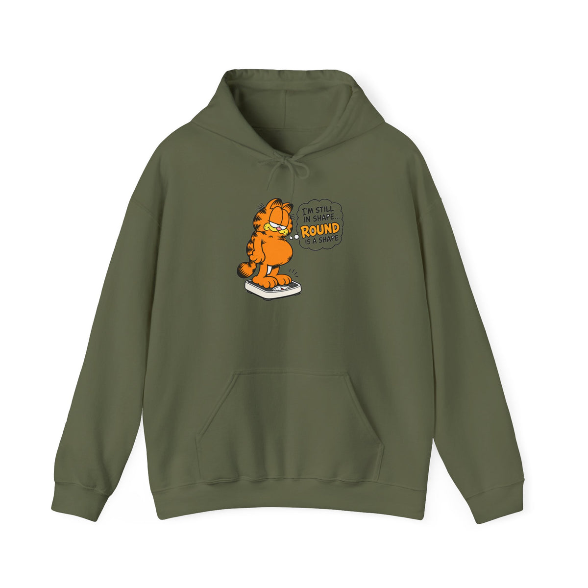 Round Shape Garfield - Hoodie