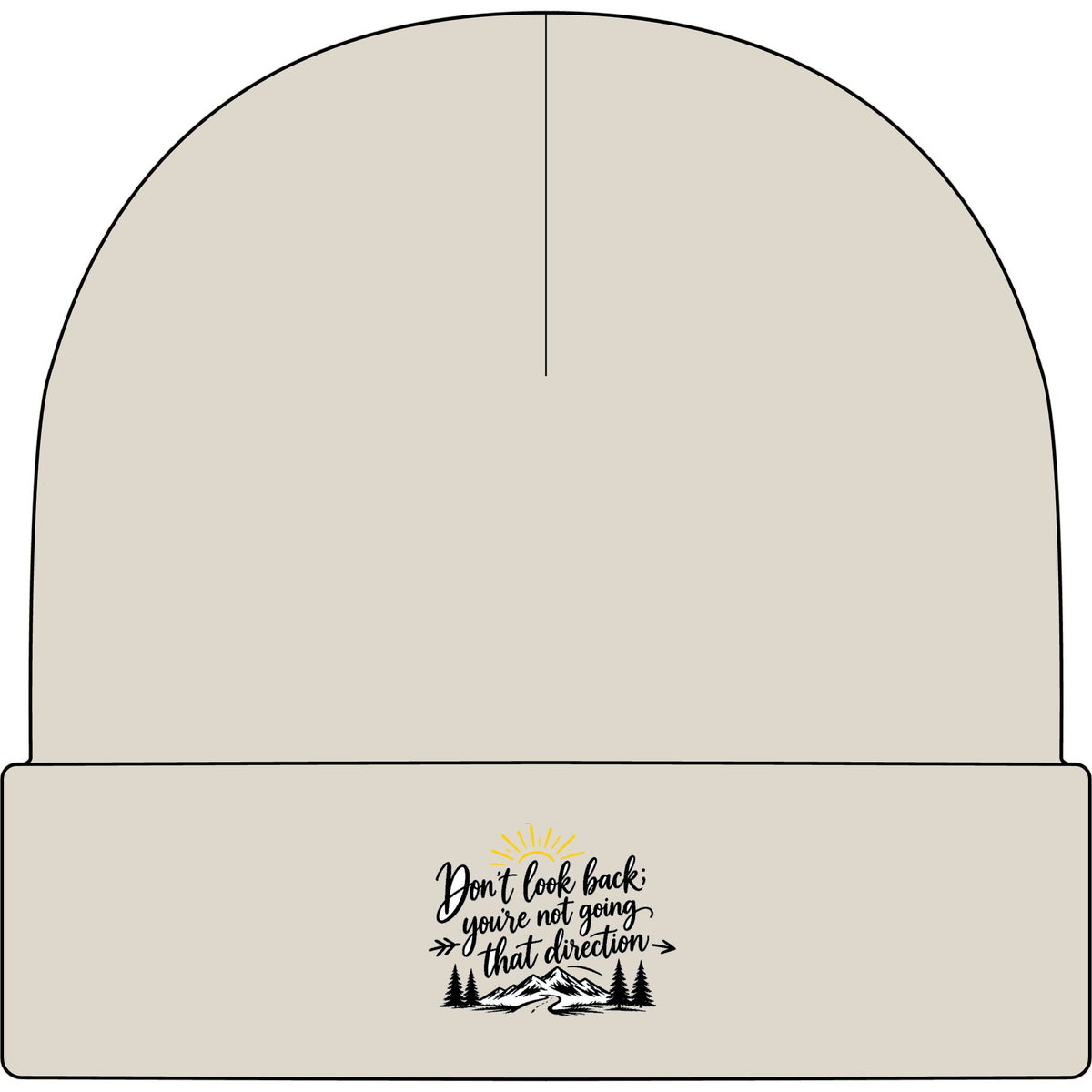 Don't Look Back - AS Colour 1107 Cuff Beanie