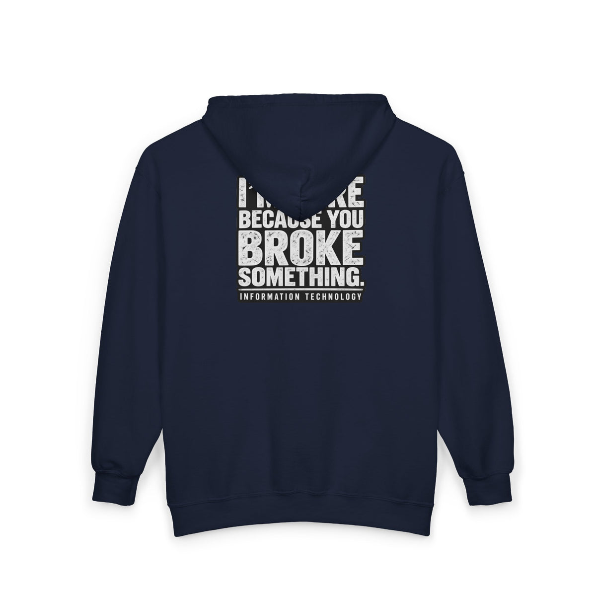 Broke Something - Full-Zip Hooded Sweatshirt