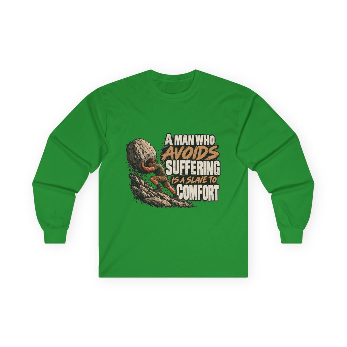 A Man Who Avoids Suffering - Unisex Ultra Cotton Long Sleeve Tee