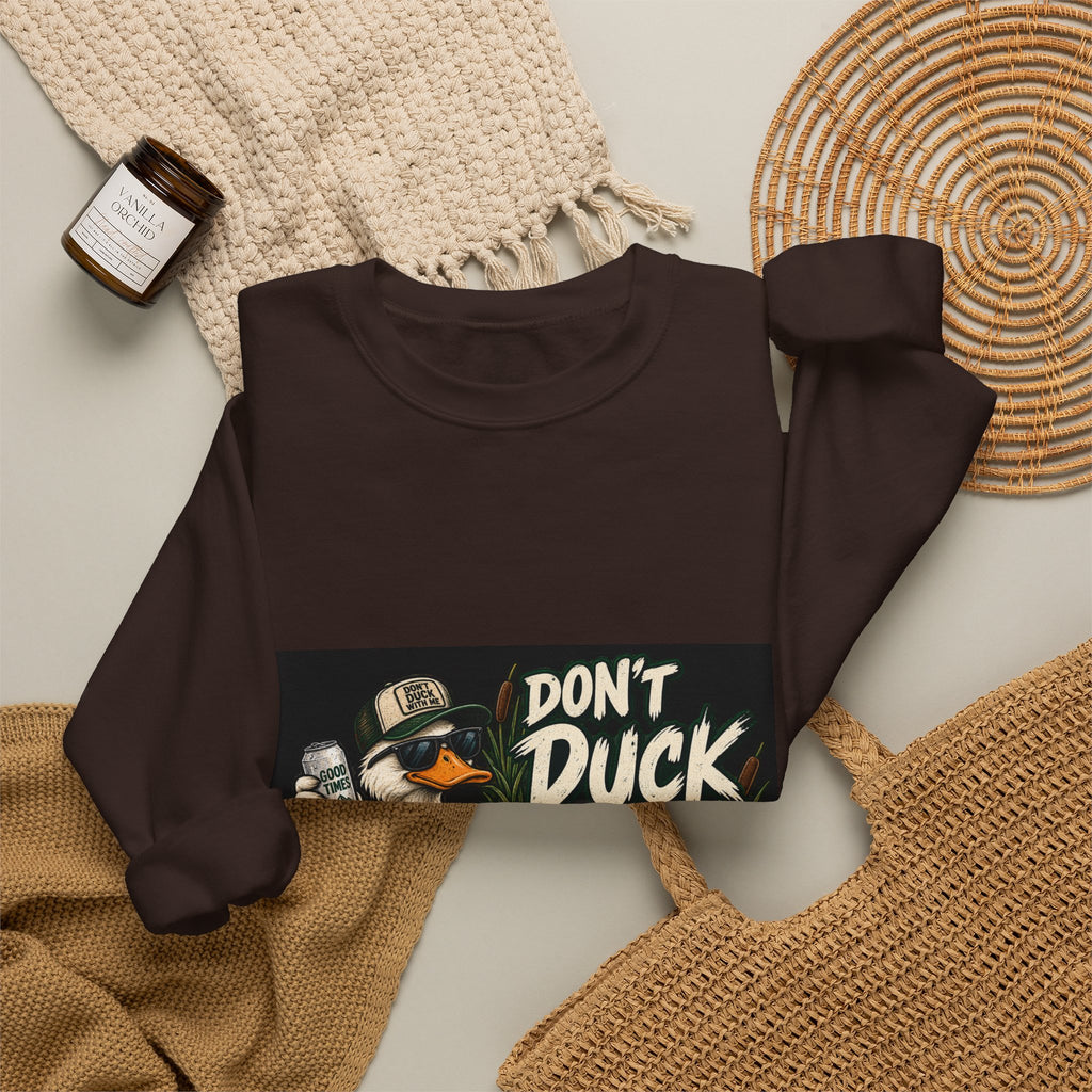 Duck With Me Camo - Crewneck Sweatshirt