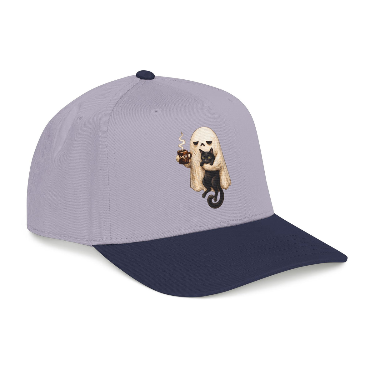 Meh Ghost and Black Cat - OTTO Baseball Hat