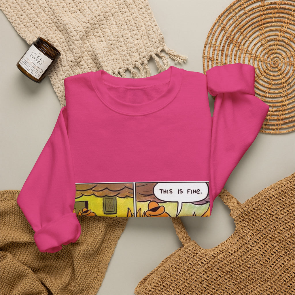 This Is Fine - Crewneck Sweatshirt