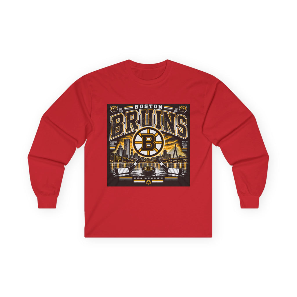 Boston Bruins Heritage - Unisex Ultra Cotton Long Sleeve Tee