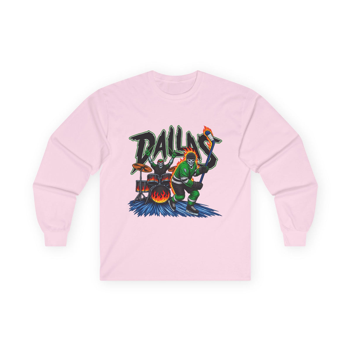 Dallas Stars Skeleton - Unisex Ultra Cotton Long Sleeve Tee