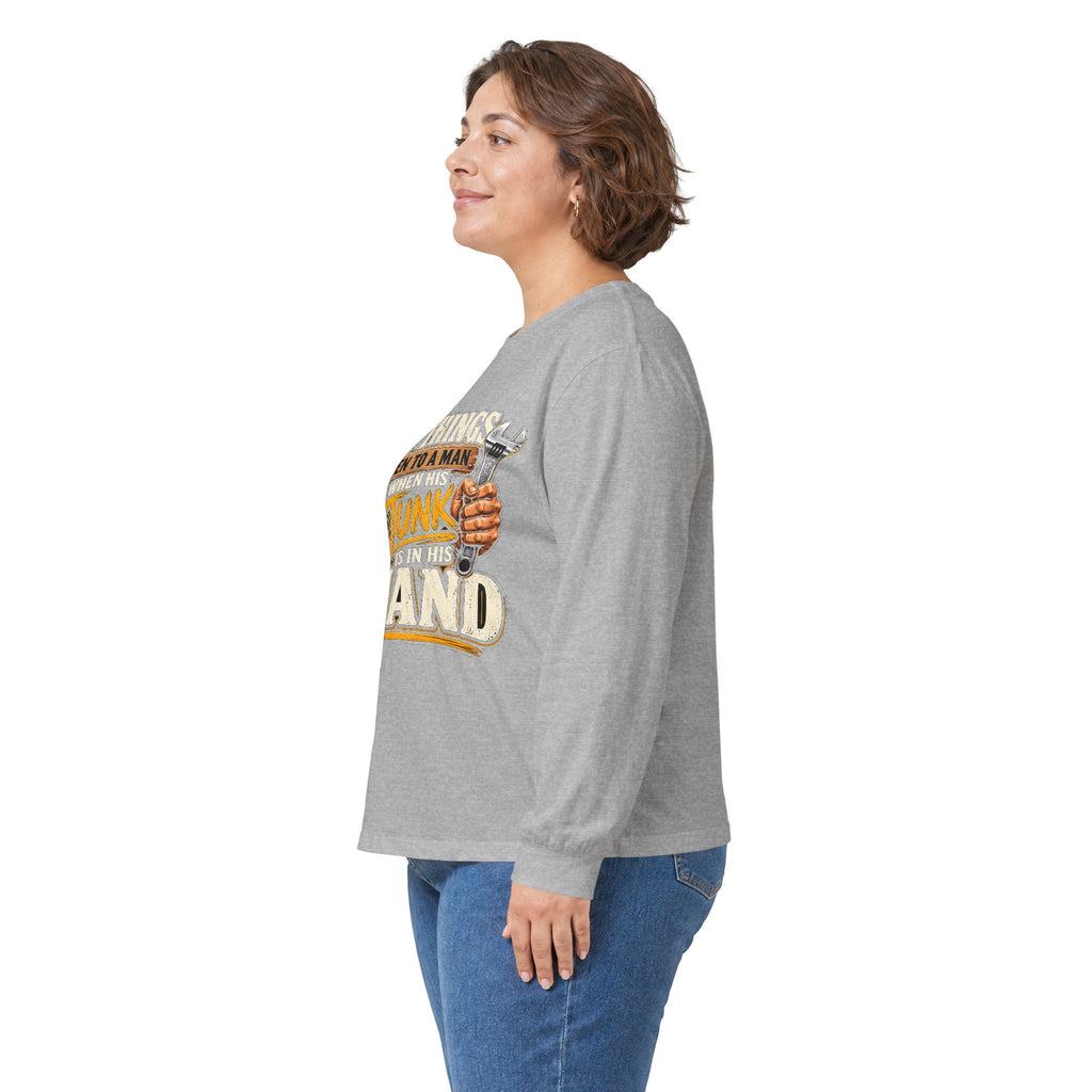 Best Things Happen in a Man's Hand - Unisex Ultra Cotton Long Sleeve Tee