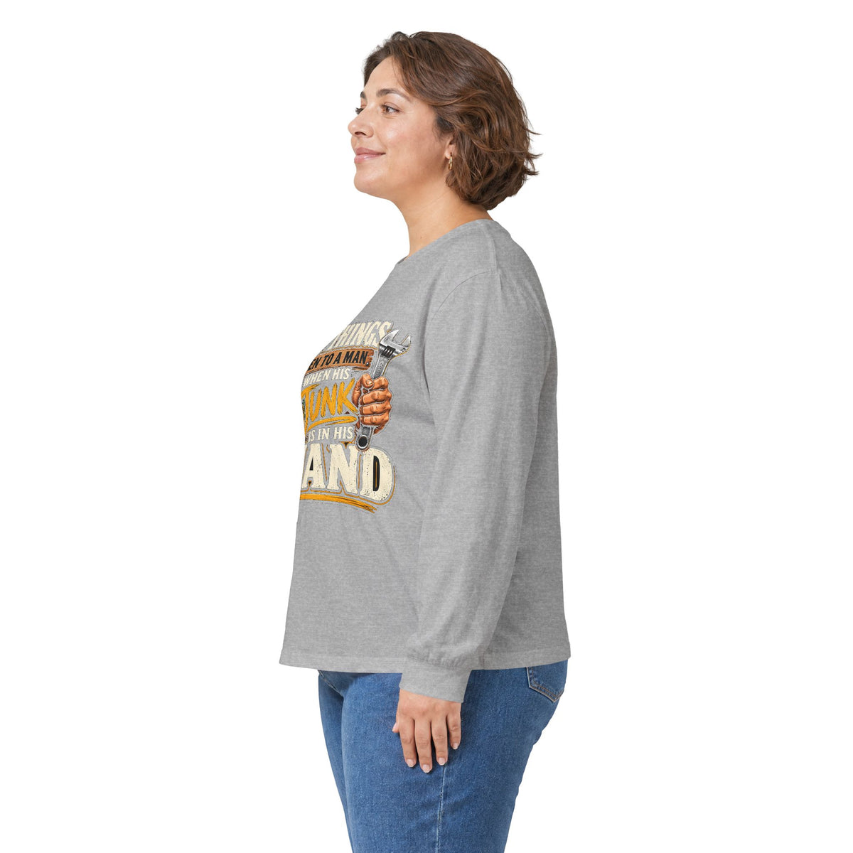 Best Things Happen in a Man's Hand - Unisex Ultra Cotton Long Sleeve Tee