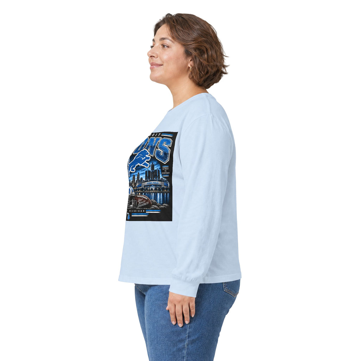 Detroit Lions Grit - Unisex Ultra Cotton Long Sleeve Tee