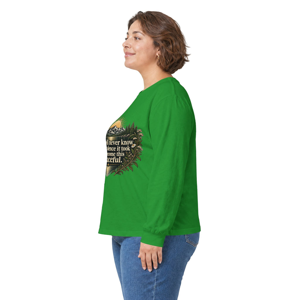 You Will Never Know The Violence It Took To Become This Peaceful - Unisex Ultra Cotton Long Sleeve Tee