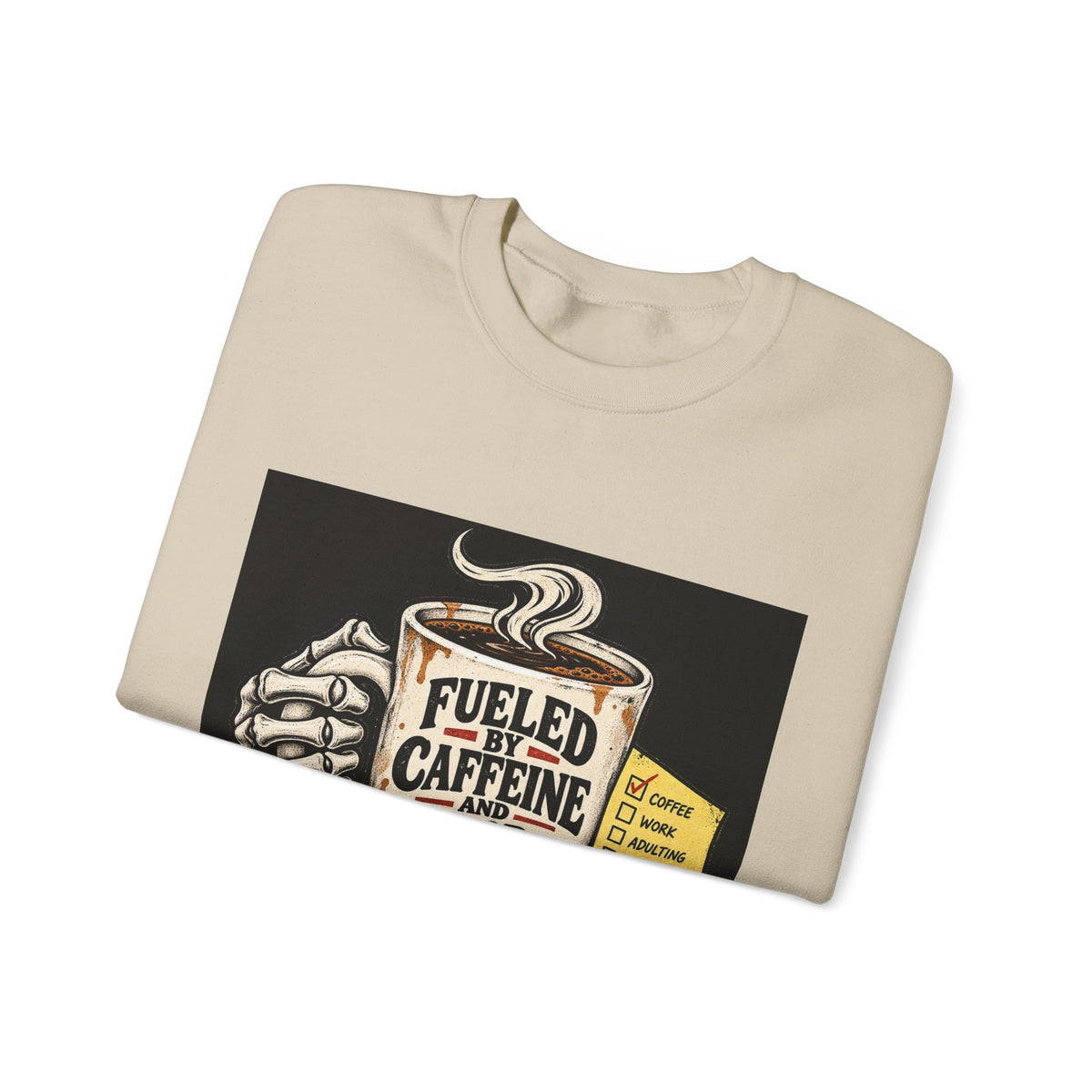 Fueled by Caffeine - Crewneck Sweatshirt