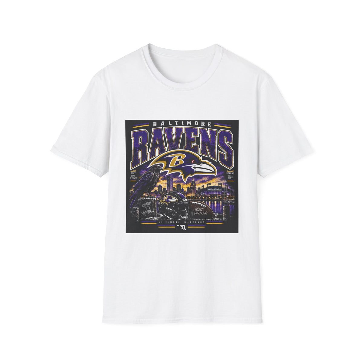 Baltimore Ravens Skyline Tee - Classic Tee