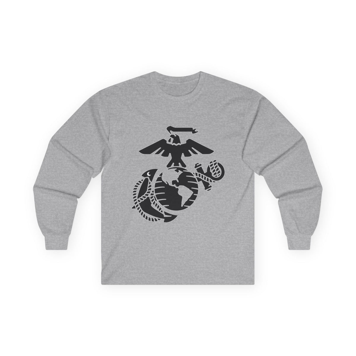 Eagle, Globe & Anchor Emblem - Unisex Ultra Cotton Long Sleeve Tee