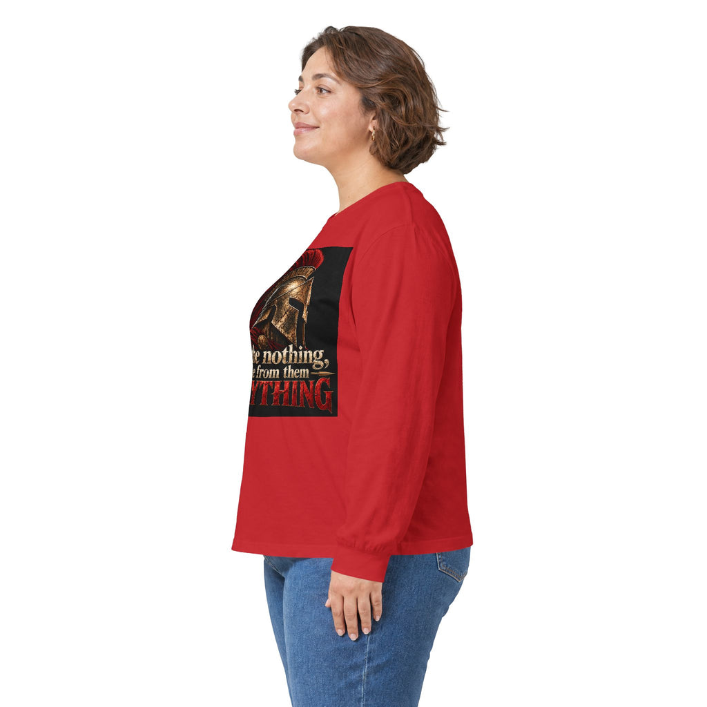 Spartan Helmet - Take Everything - Unisex Ultra Cotton Long Sleeve Tee