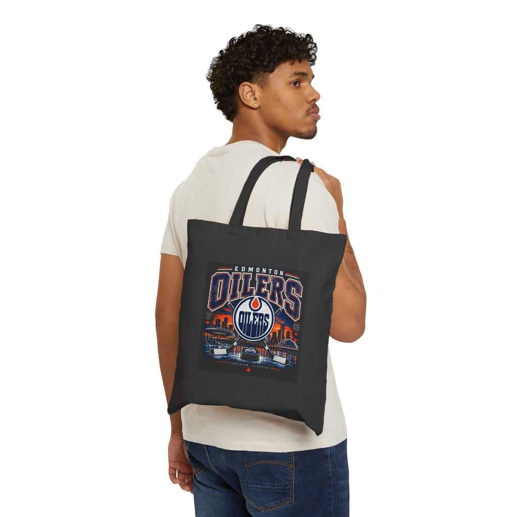 Edmonton Oilers Hockey Pride - Canvas Tote