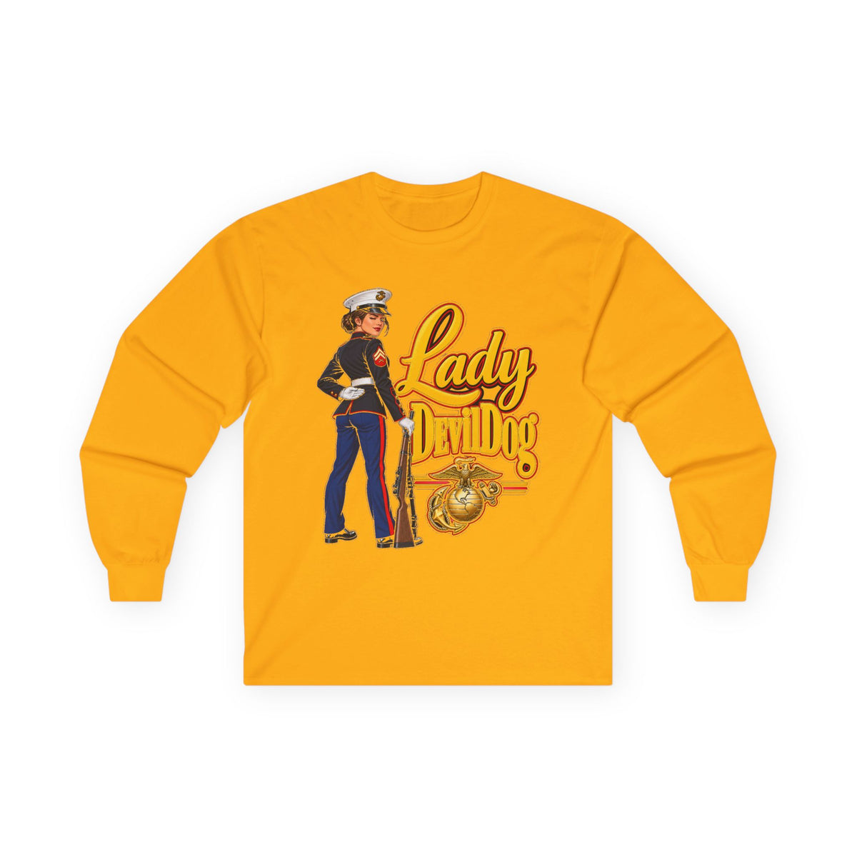 Lady Devil Dog - Unisex Ultra Cotton Long Sleeve Tee