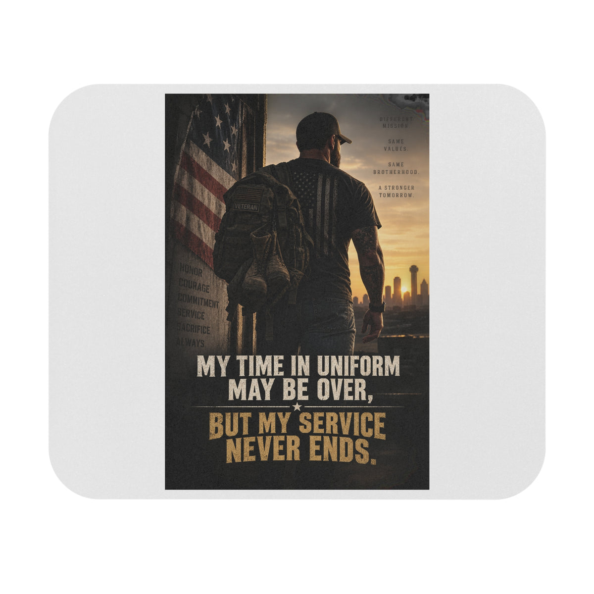 Service Never Ends - Mouse Pad