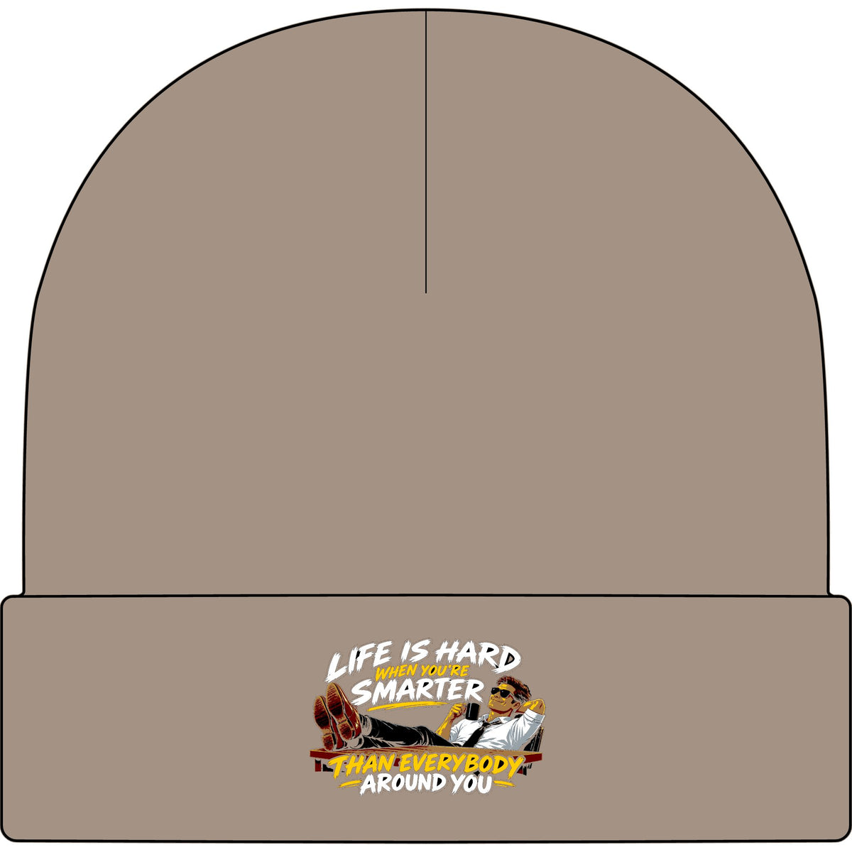 Smarter Than Everybody - AS Colour 1107 Cuff Beanie