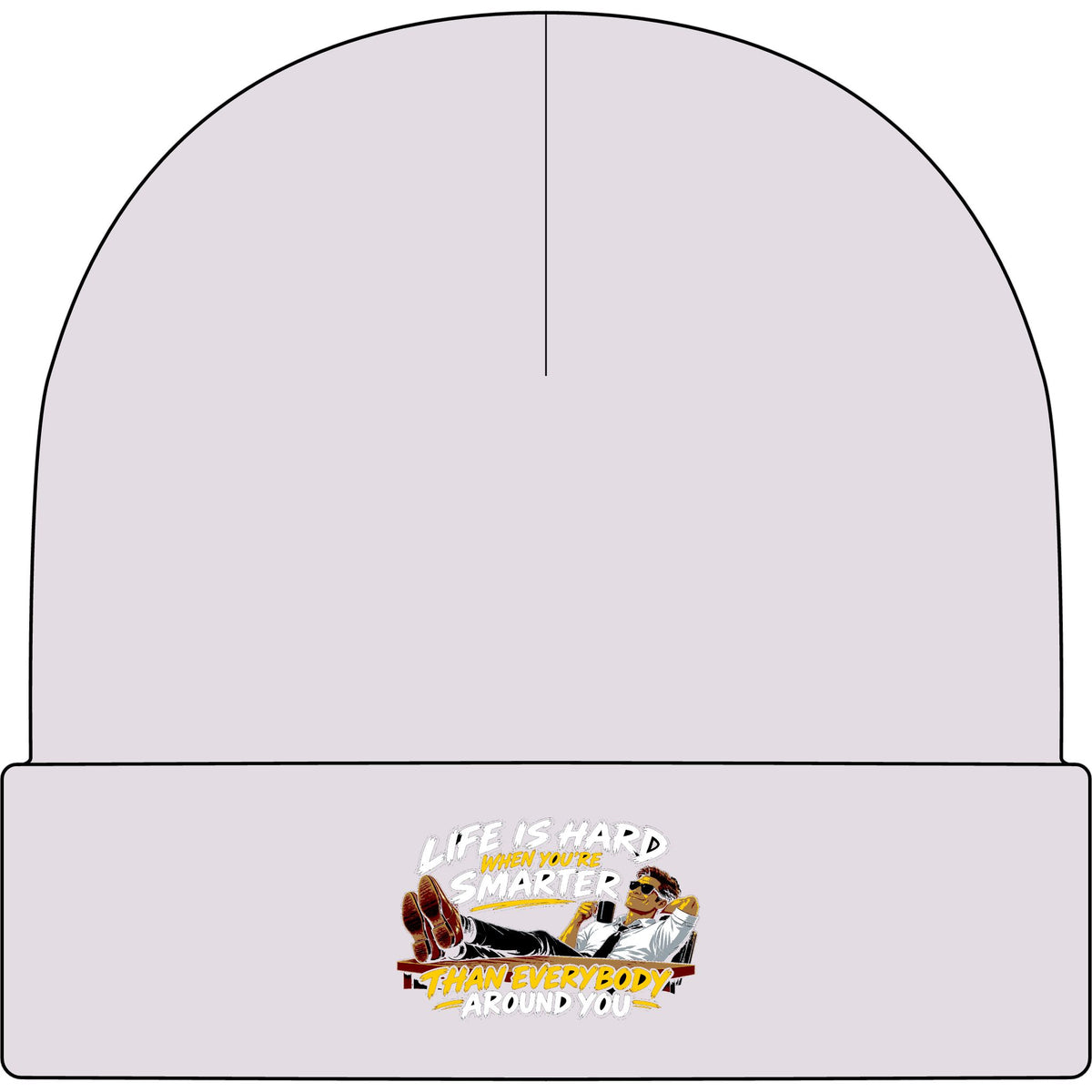 Smarter Than Everybody - AS Colour 1107 Cuff Beanie