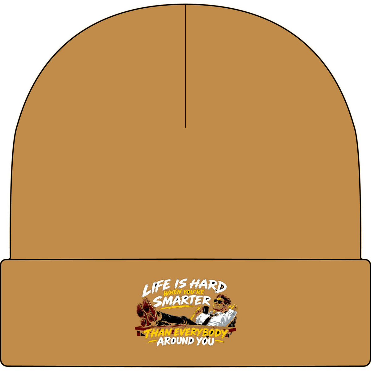 Smarter Than Everybody - AS Colour 1107 Cuff Beanie