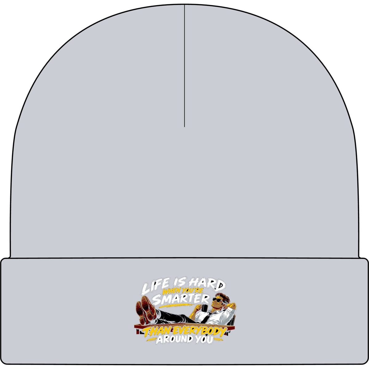 Smarter Than Everybody - AS Colour 1107 Cuff Beanie