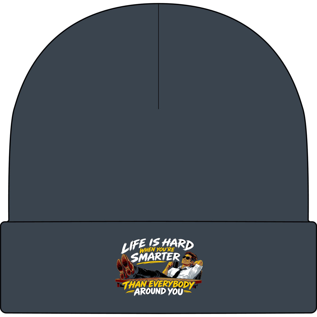 Smarter Than Everybody - AS Colour 1107 Cuff Beanie