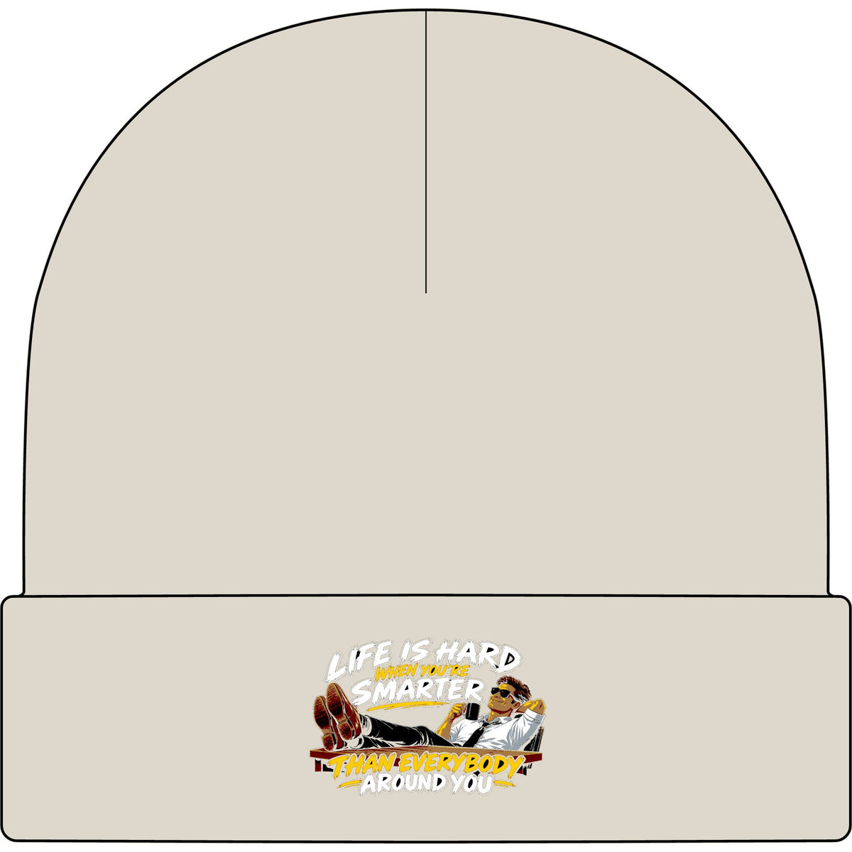Smarter Than Everybody - AS Colour 1107 Cuff Beanie