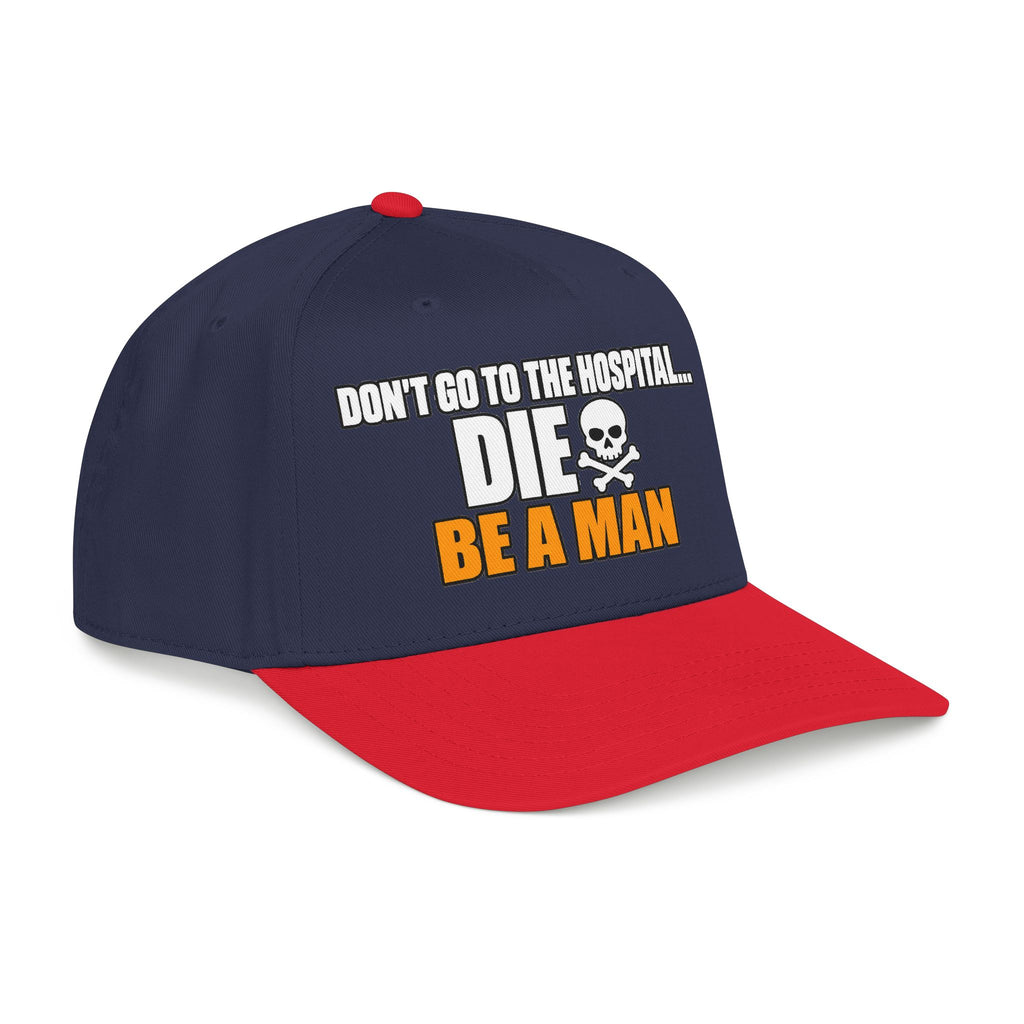 Dont Go to the Hospital - White Outlined - OTTO Baseball Hat