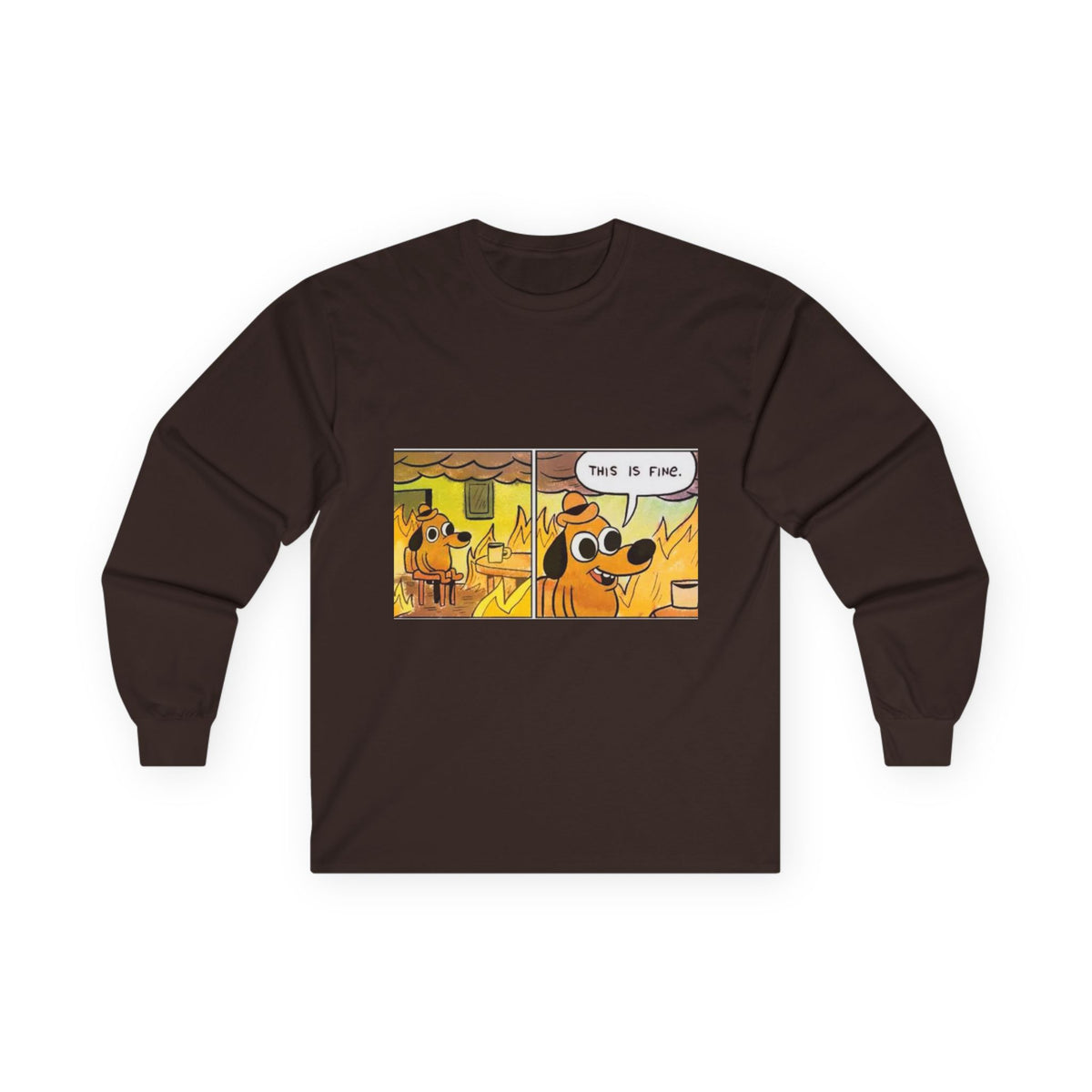 This Is Fine - Unisex Ultra Cotton Long Sleeve Tee