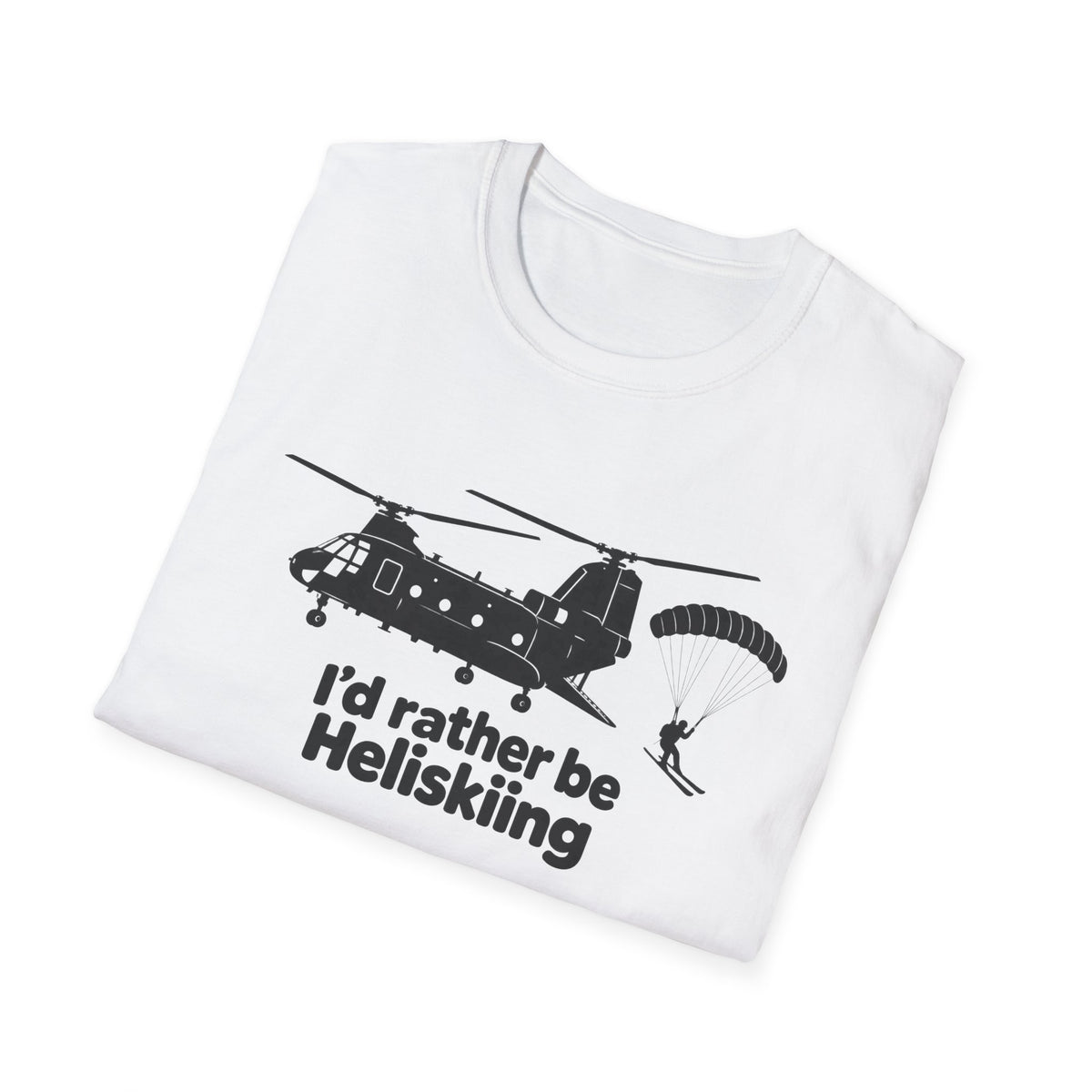 Id Rather Be Heliskiing - Classic Tee
