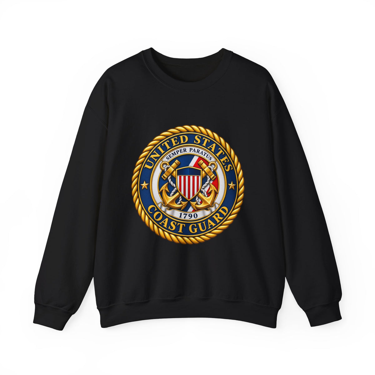 U.S. Coast Guard Emblem - Crewneck Sweatshirt
