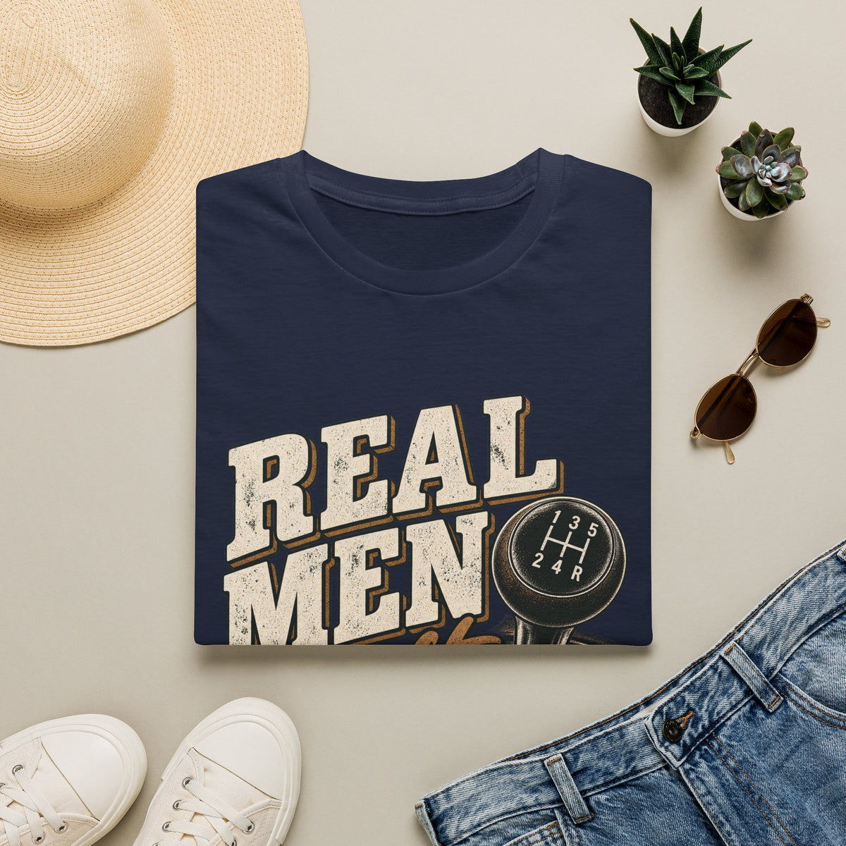 Real Men Shift - Classic Tee