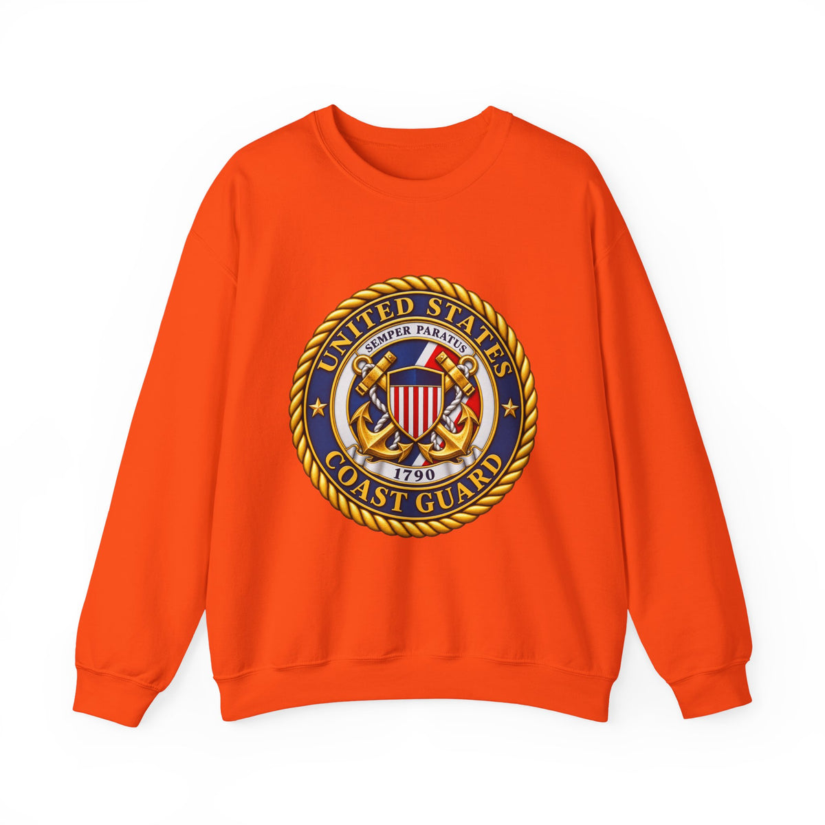 U.S. Coast Guard Emblem - Crewneck Sweatshirt
