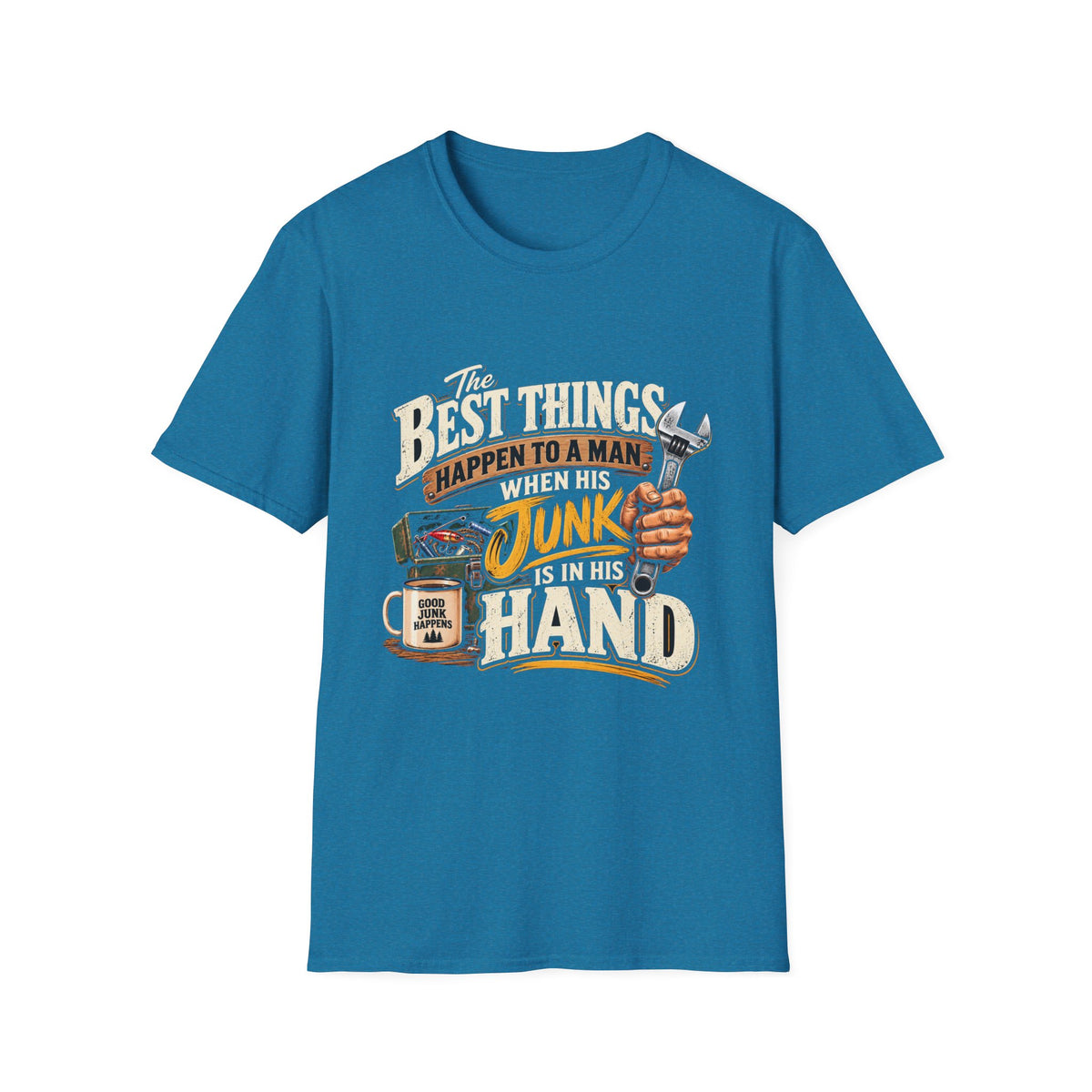 Best Things Happen in a Man's Hand - Classic Tee