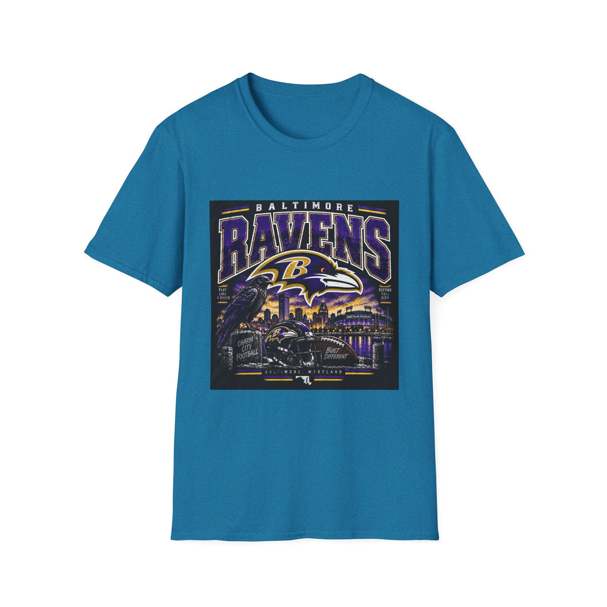 Baltimore Ravens Skyline Tee - Classic Tee