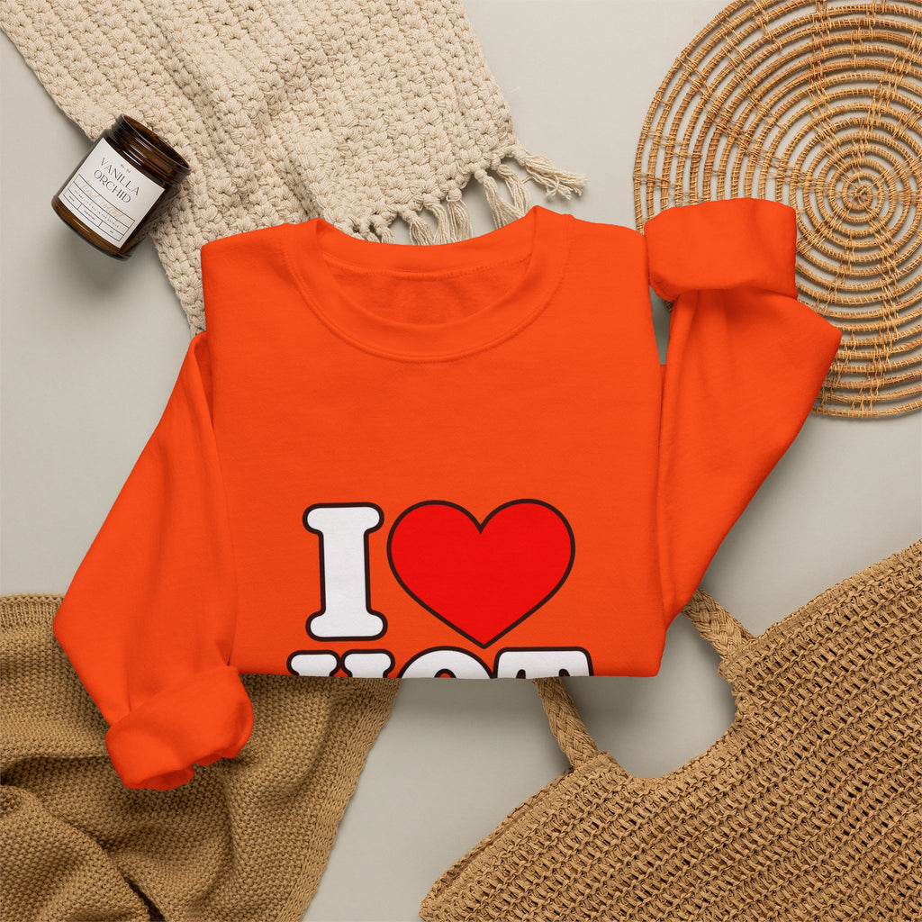 I Love Hot Dads - Crewneck Sweatshirt