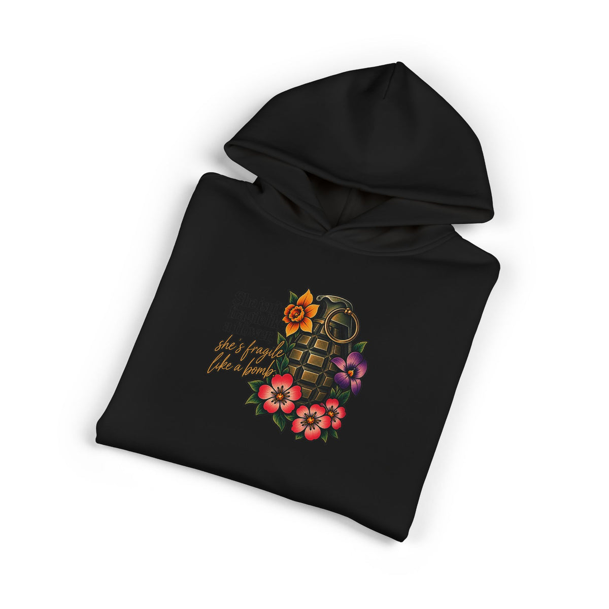 Fragile Like a Bomb - Floral Grenade - Hoodie