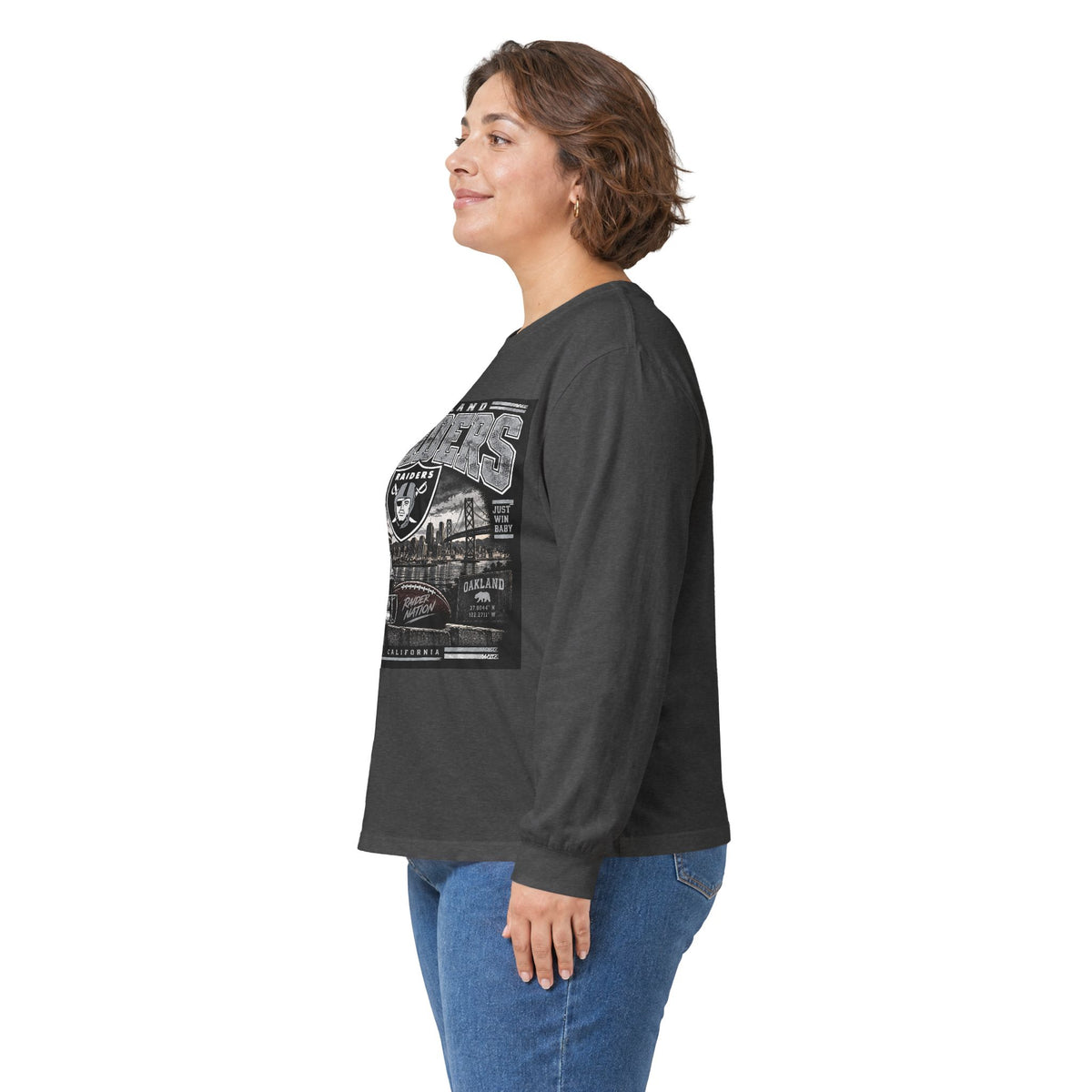 Oakland Raiders Black Heritage - Unisex Ultra Cotton Long Sleeve Tee