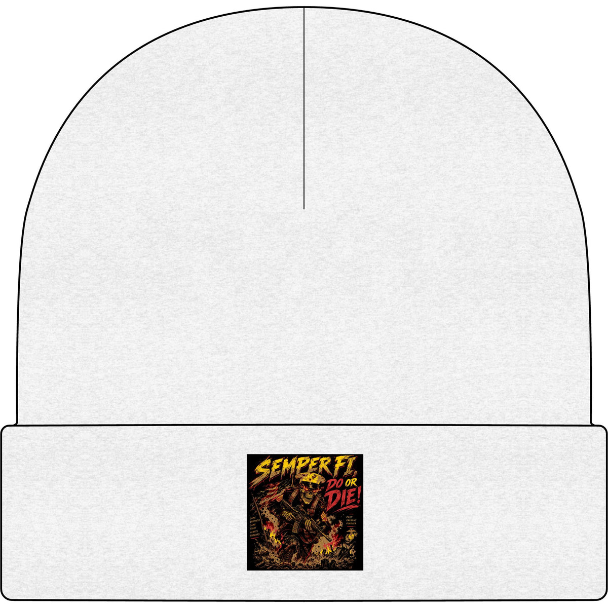 Semper Fi Do or Die - AS Colour 1107 Cuff Beanie