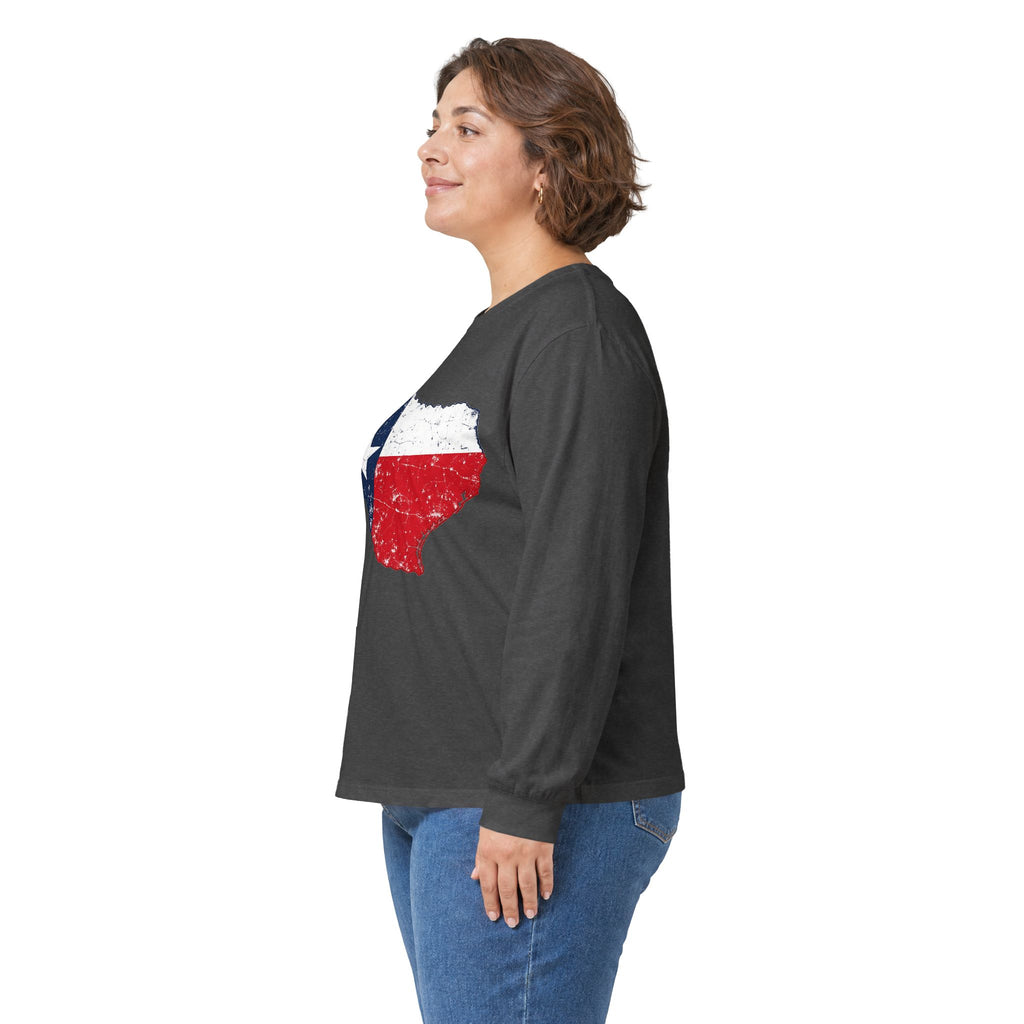 Weathered Texas Flag - Unisex Ultra Cotton Long Sleeve Tee