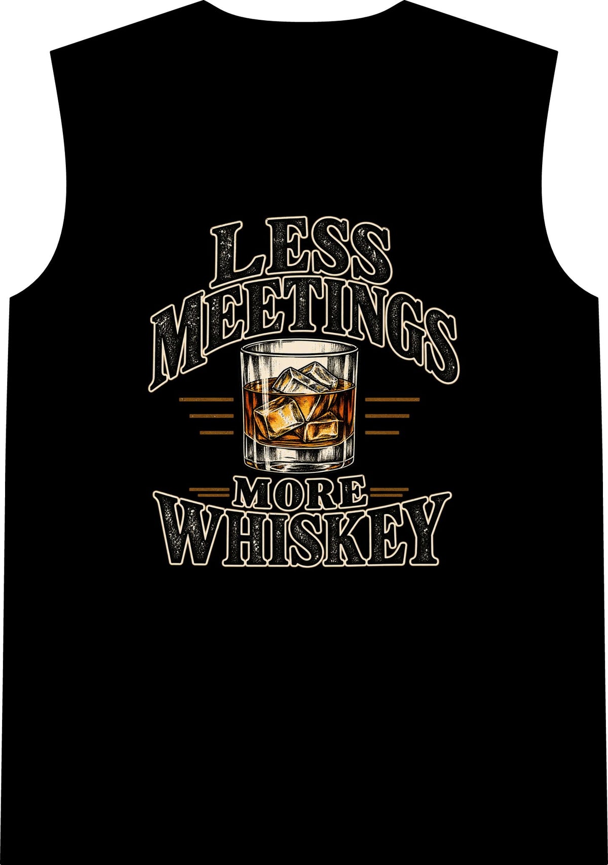 Less Meetings More Whiskey - Classic Tank