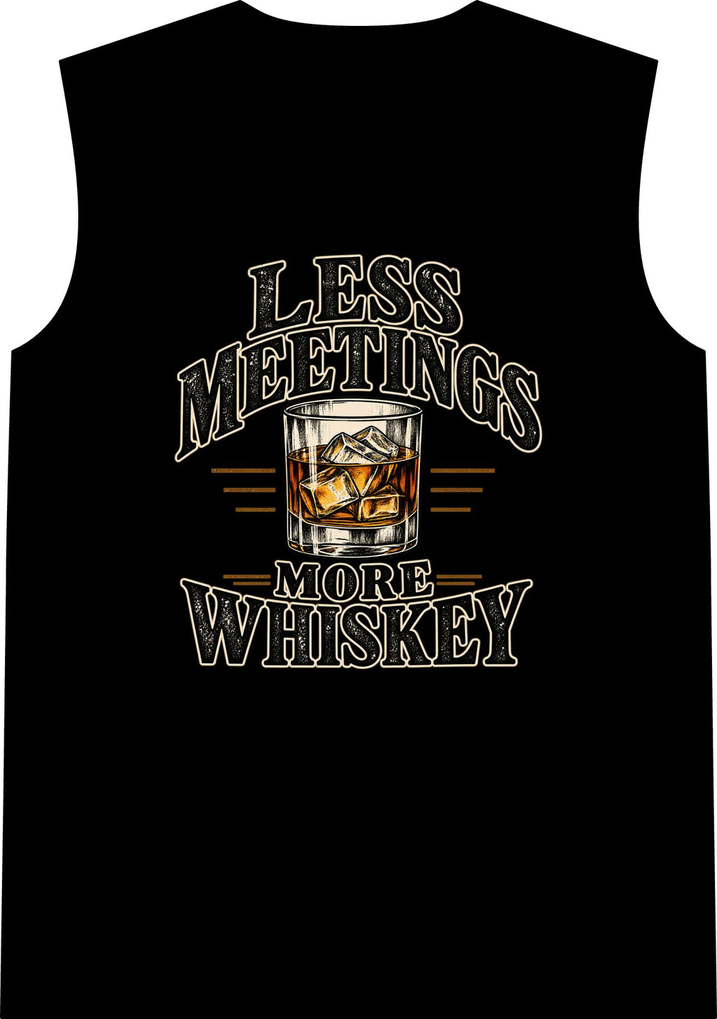 Less Meetings More Whiskey - Classic Tank