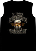 Less Meetings More Whiskey - Classic Tank