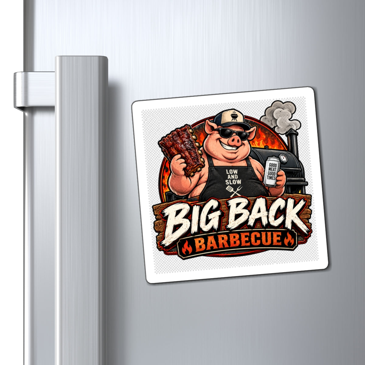 Big Back Barbecue - Magnet